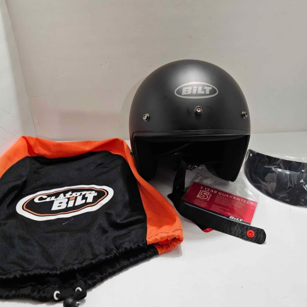 BILT Matte Black Helmet DOT Approved